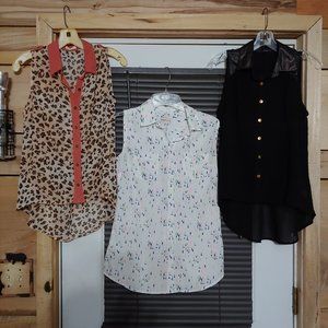 Merona/E&M / Heart Soul women sleeveless blouses  size s